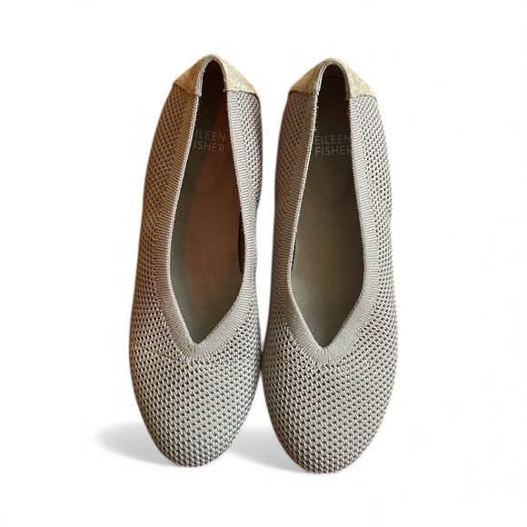 Eileen Fisher Shoes - Eileen Fisher Women's Taupe‎ Knit Flats